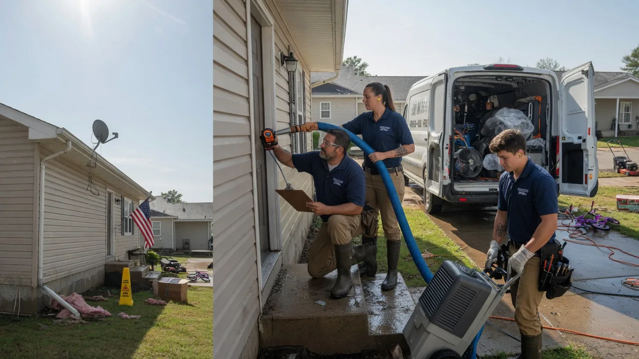 Ceiling Water Damage Restoration in Pool, WV near me